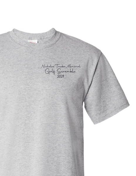 YOUTH TRUEBA GOLF SCRAMBLE TEE - ASH