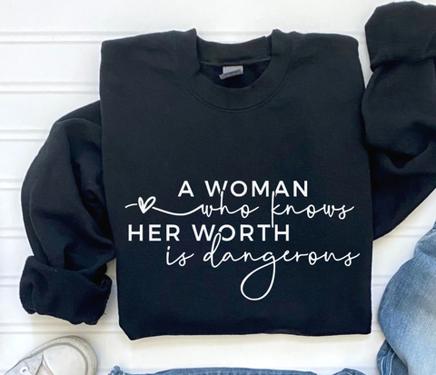 A woman who knows her worth