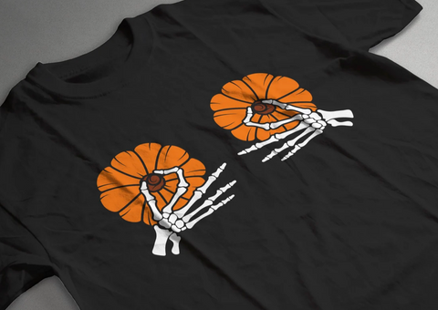 PUMPKIN SKELETON HANDS