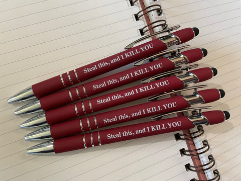 STEAL THIS, AND I KILL YOU
