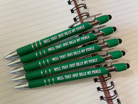WELL THAT JUST DILLS MY PICKLE PEN
