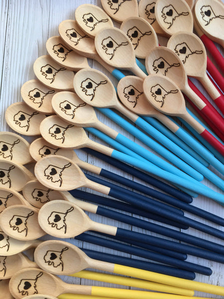 Embellish by Sandra - State Wooden Spoons