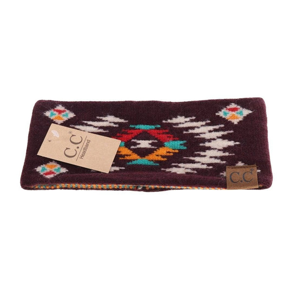 C.C Beanie - Aztec Patterned Women's Fashion Headband