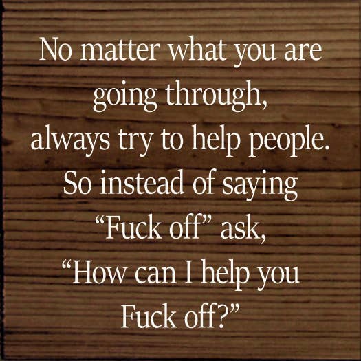 SAWDUST CITY - No Matter What You Are Going Through, Always Try to Help...: Old Black