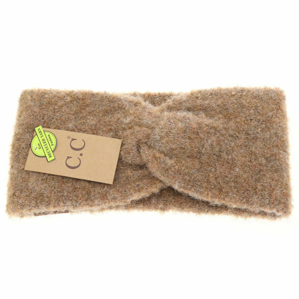 C.C Beanie - Eco-Friendly Shearling Yarn Twisted Women's Fashion Headband