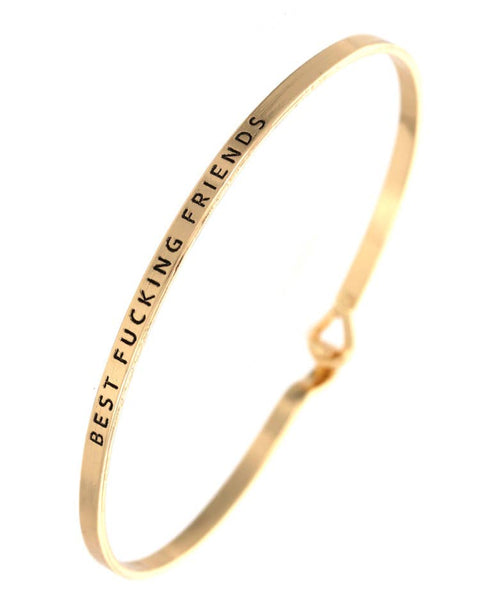 0011 PREMIERE - FR2076 BEST FUCKING FRIENDS_3mm Message Bangle