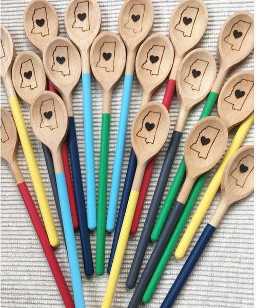 Embellish by Sandra - State Wooden Spoons