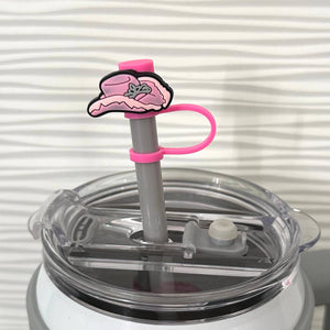 iconic mi - Straw Cover Pink Coquette Cowgirl Hat 10mm