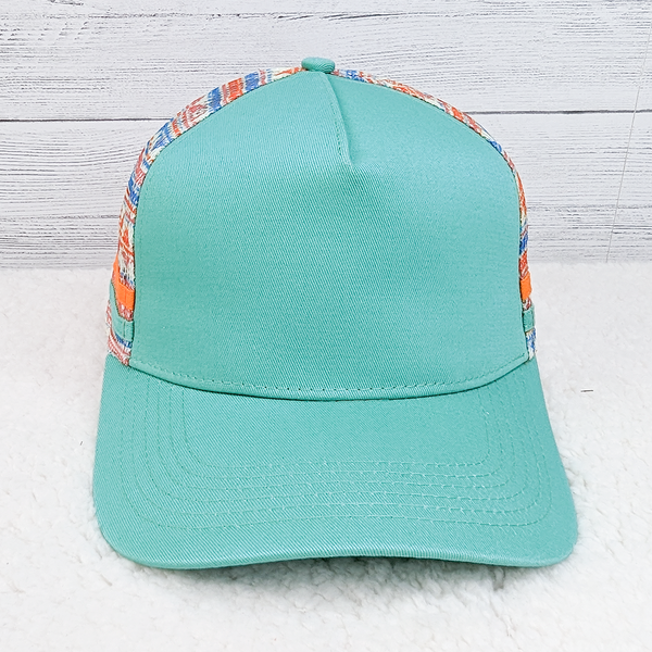 Trendy Transfers - Aztec Patterned Trucker Style Hat