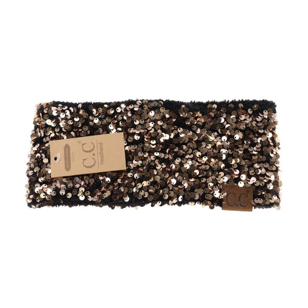 C.C Beanie - Cluster Sequin Head Wrap HWE0012