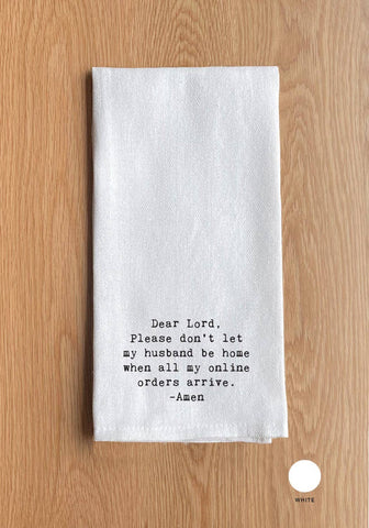 Second Nature by Hand - Dear Lord, Please don't let my husband be home when all my online orders arrive. -Amen..
