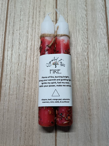 Elemental Earth Shop - Fire elemental ritual candles