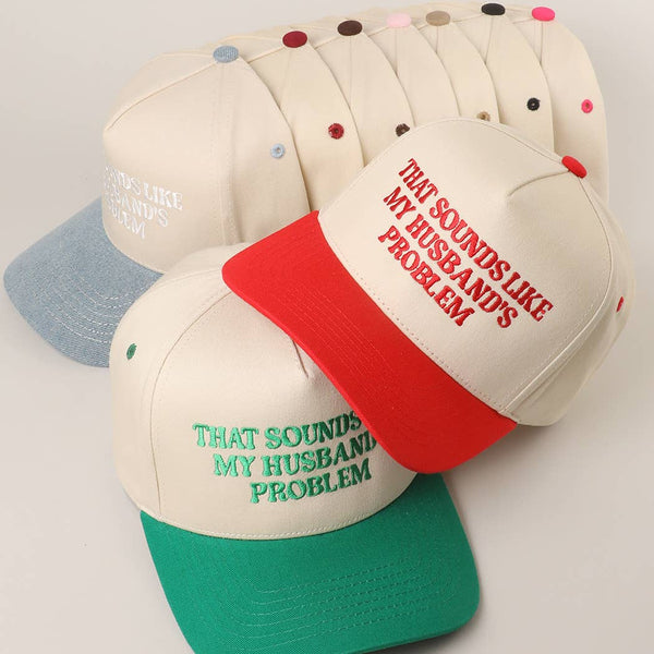 Fashion City - THAT SOUNDS LIKE..Embroidered Two-Tone Trucker Hat