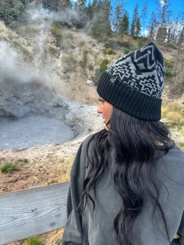 C.C Beanie - Unisex Cuffed Southwestern Print C.C Beanie HME0016