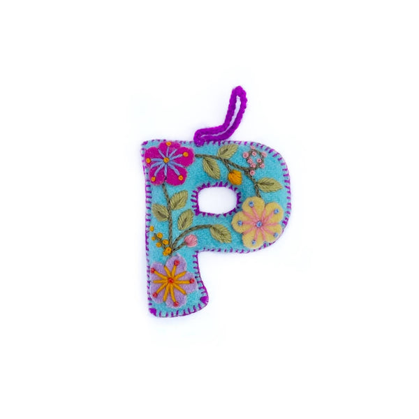 Ornaments 4 Orphans - Colorful Letter Ornament Bundle DGIOPV, 6 Pack