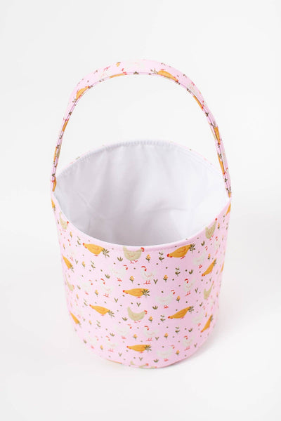 American Farm Company - Pink Cottage Chicken Easter Basket