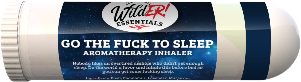 Wild Essentials - Go The Fuck To Sleep Aromatherapy Inhalers, essential oils