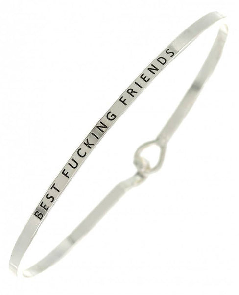 0011 PREMIERE - FR2076 BEST FUCKING FRIENDS_3mm Message Bangle
