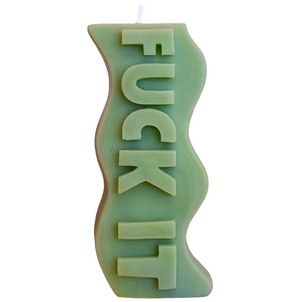 Candle Lume - Fuck It Candle: Green