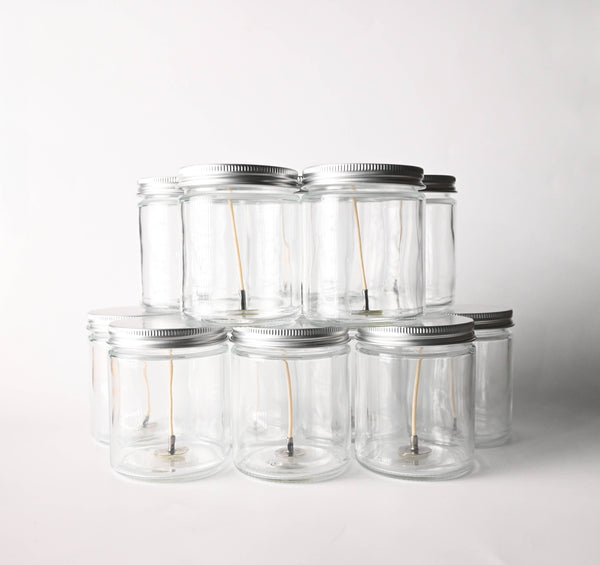 Milkhouse Candle Company - Candle Bar - 5.5 oz Glass Wicked Jar with Lid