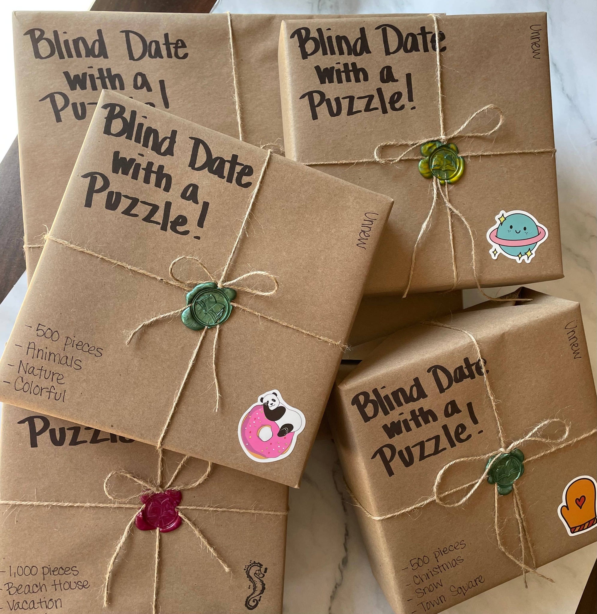 I Love Books and Bows - Blind Date With a Puzzle