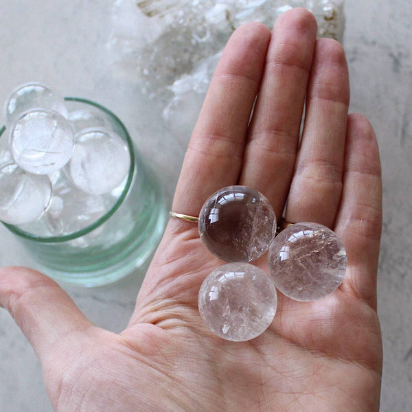 Pebble House - Clear Quartz Mini Sphere (Crystals & Stones)