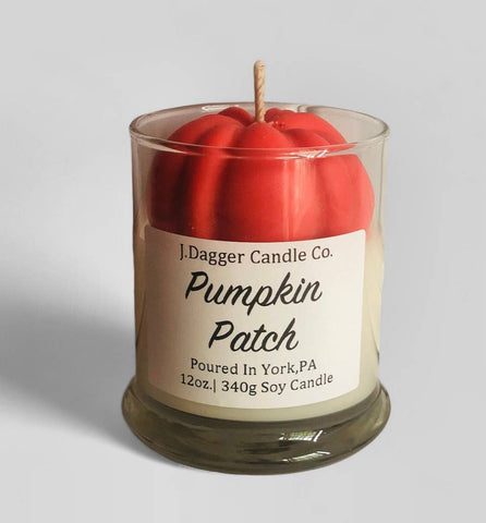 J Dagger Candle Co. - Pumpkin Patch Soy Candle, 12oz.