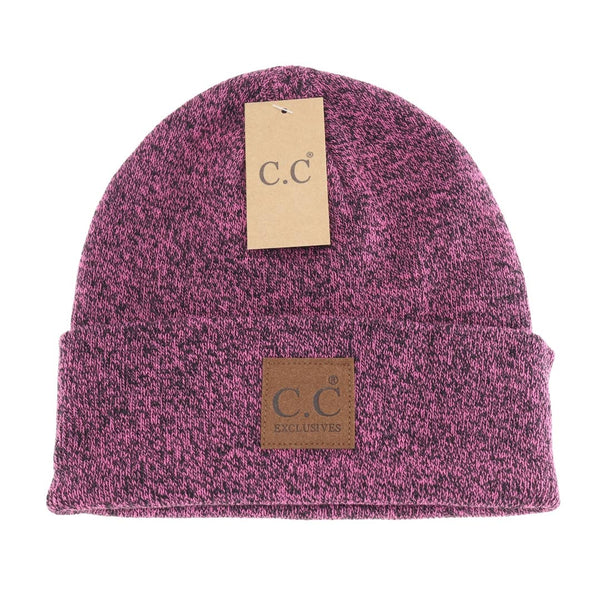 C.C Beanie - Unisex Classic Oversized Logo CC Beanie HTM1
