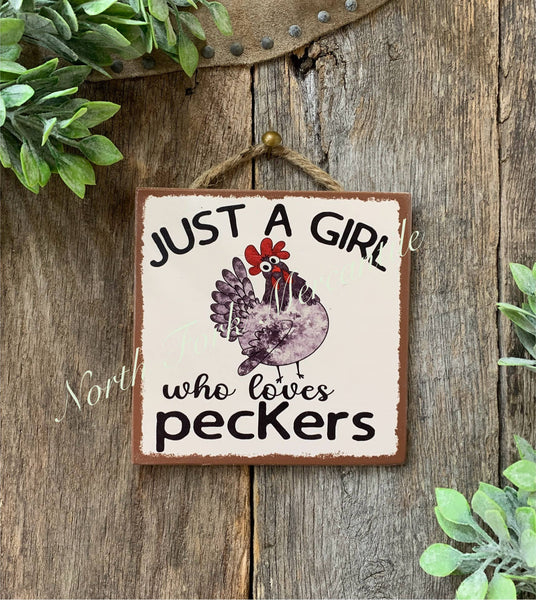 North Fork Mercantile -  Just A Girl Who Loves Peckers
