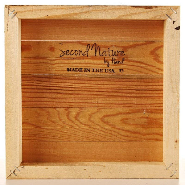 Second Nature by Hand - Not to spoil the ending, but everything is going to be ok / 10"x10" Reclaimed Wood Sign: ES - Espresso Brown with Cream Print