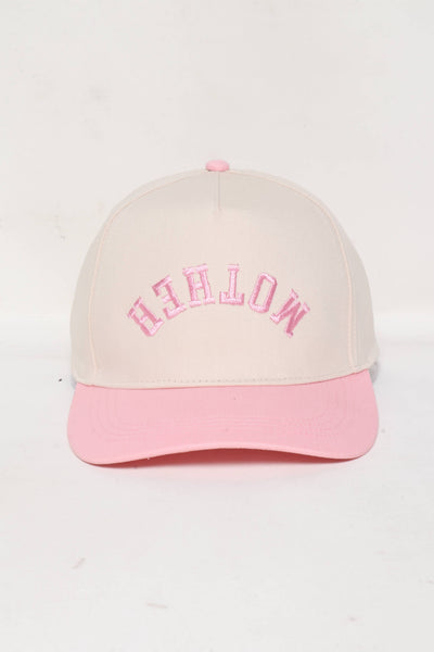 MOTHER Upside Down embroidery in Two Tone Baseball Cap