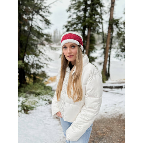 C.C Beanie - Rhinestone CC Fashion Headband for Women