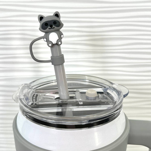 iconic mi - Straw Cover Raccoon 10mm