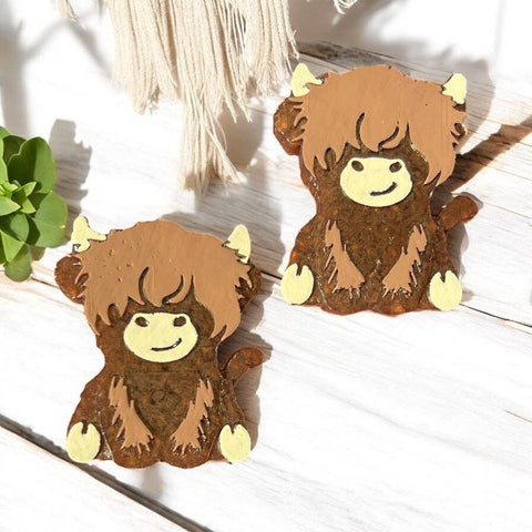 Bug and Bean Freshies - Highland Cow Vent Clip Set