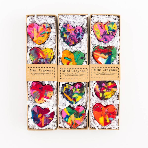 Art 2 the Extreme® - The Original Rainbow Crayon® - Mini Heart Original Rainbow Crayon® Boxed Set of 4