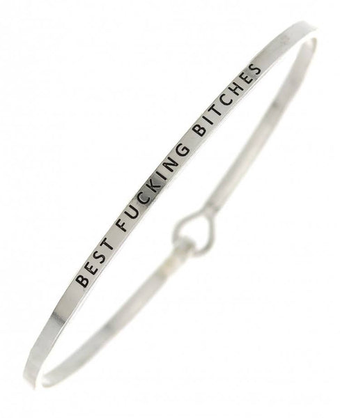 0011 PREMIERE - FR2060 BEST FUCKING BITCHES_3mm Message Bangle