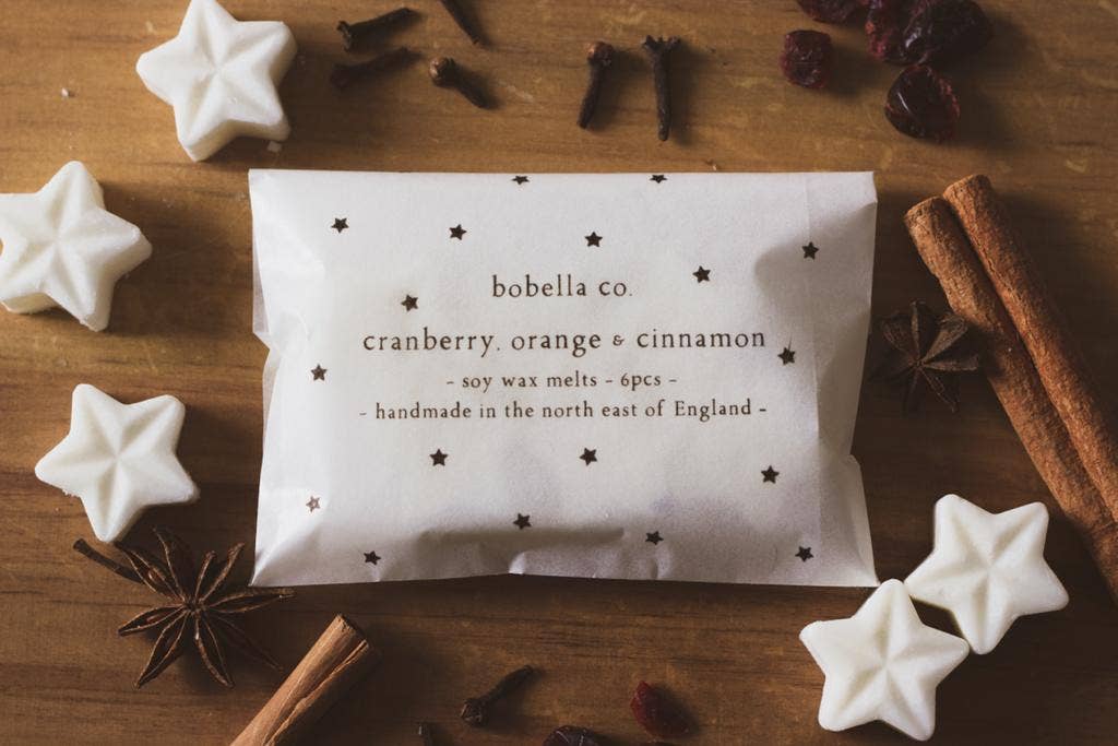 Bobella Co. - Christmas Wax Melts in Cranberry Orange and Cinnamon