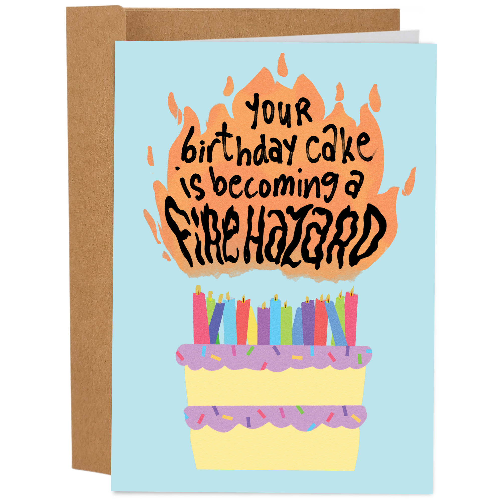 Sleazy Greetings - Birthday Cake Is Becoming A Fire Hazard