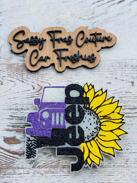 Sassy Fras Couture - Sunflower Freshie: Viva la Juicy