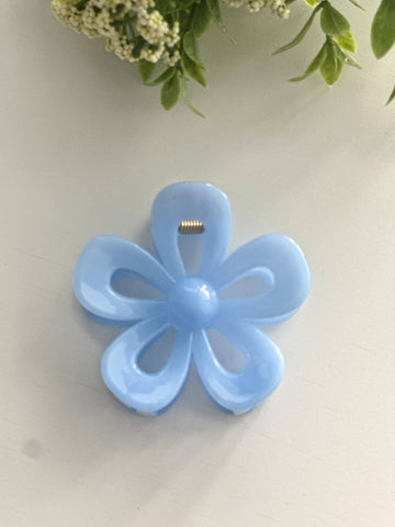 Harris Girls & Co. - Pop of Floral "Blue" Hair Clip