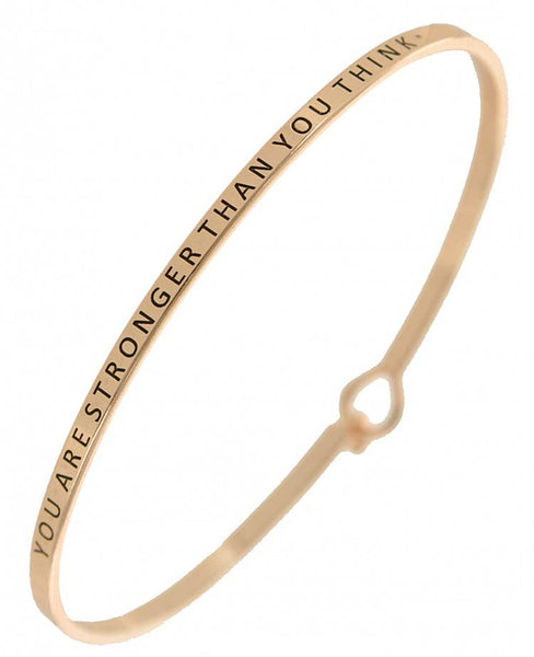 0011 PREMIERE - FR4317 YOU ARE STRONGER THAN YOU THINK_3mm Bangle