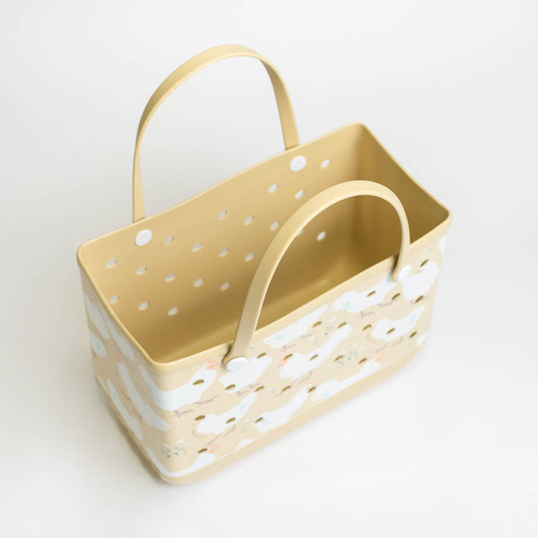 American Farm Company - Spring Chicken Beach Rubber Durable Tote Bag