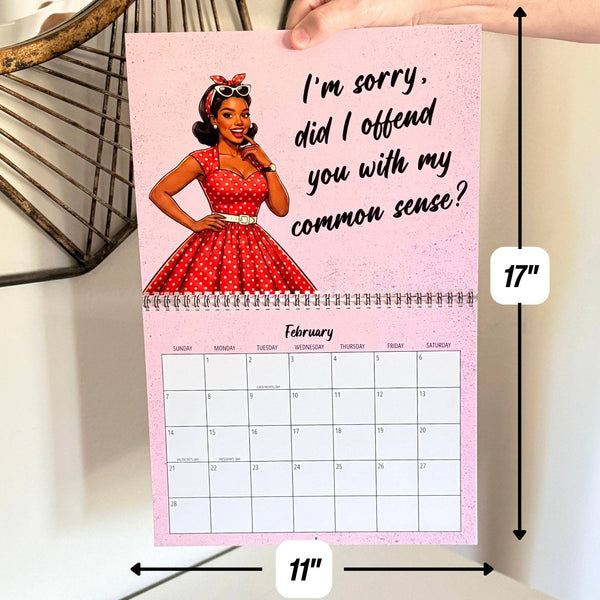 Corporate Snark - 2027 I Wish Being a Bitch Paid The Bills Calendar