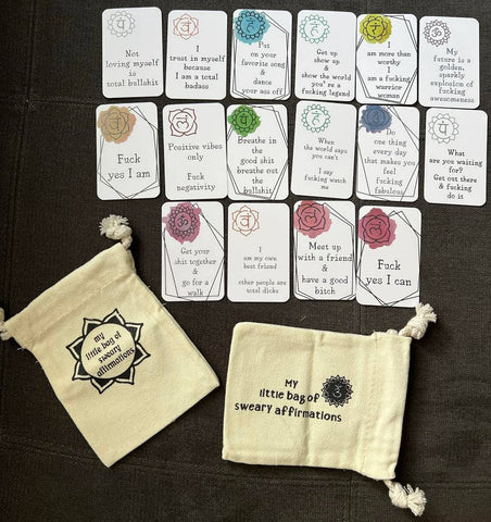 The Cracked Pig - Sweary Affirmations Bag | Positive Affirmations With A Twist