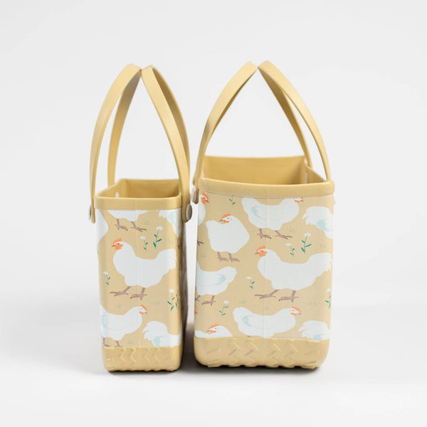 American Farm Company - Spring Chicken Mini Beach Rubber Tote Bag