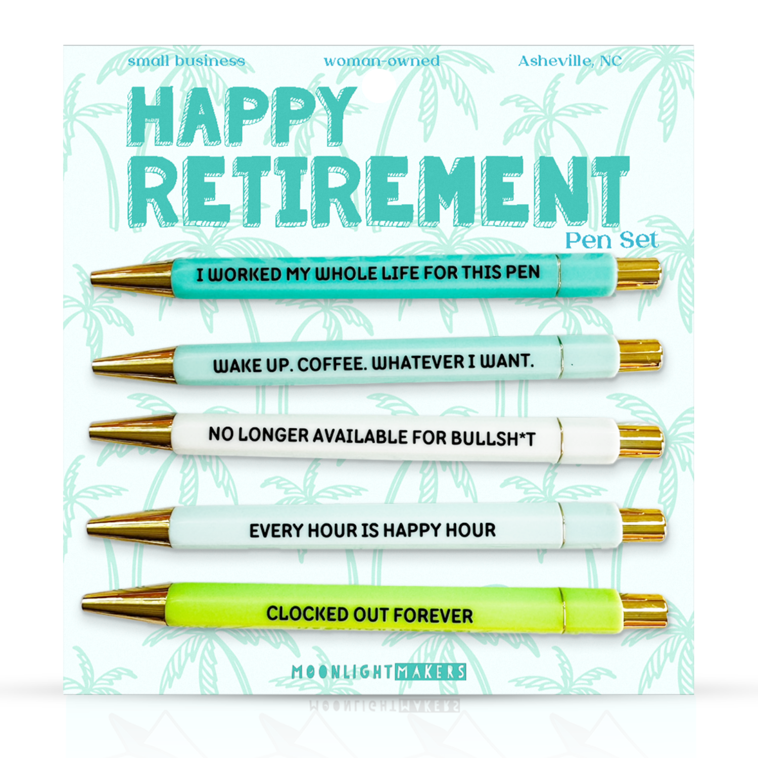 Moonlight Makers - Happy Retirement - Pen Set - Gift
