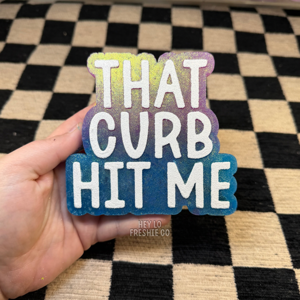Hey Lo Freshie Co - That Curb Hit Me | Funny Car Freshie