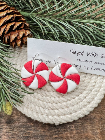 Slayed With Sarah - Peppermint Hoops
