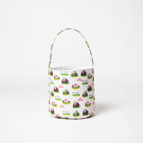 American Farm Company - Spring Watercolor Farm Easter Basket