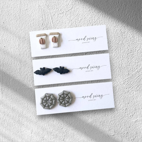 Mood Swing Jewelry - It's Fall Y'all Collection | Polymer Clay Studs